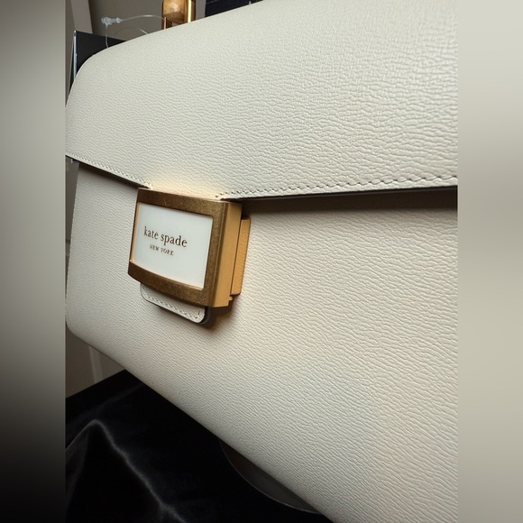 Kate Spade Katy Textured Leather Bamboo Medium Top-handle Bag (NWT) - Picture 12 of 13